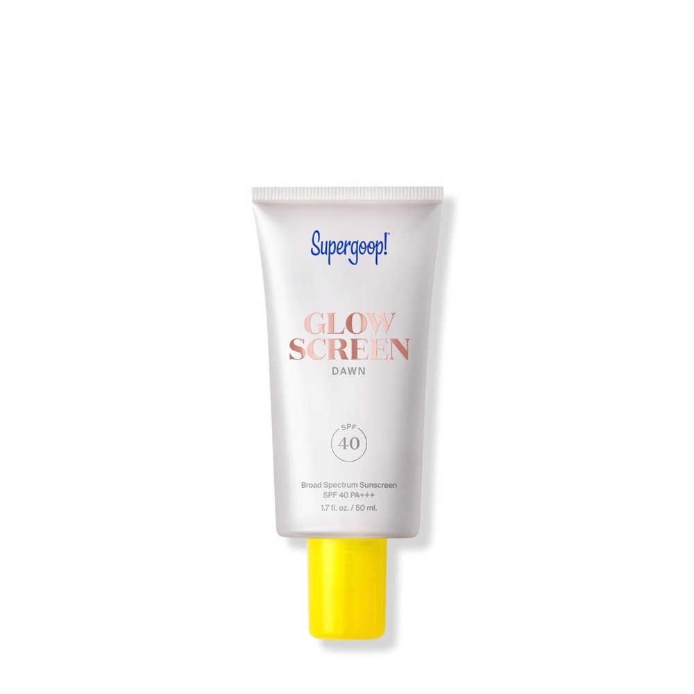 Supergoop! Mineral Glow Screen SPF 40 - soft radiance drops in Golden hour